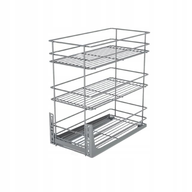 Nákladný kôš pre skrinku Nomet W-2312M-400.P22, sivý, 40 cm